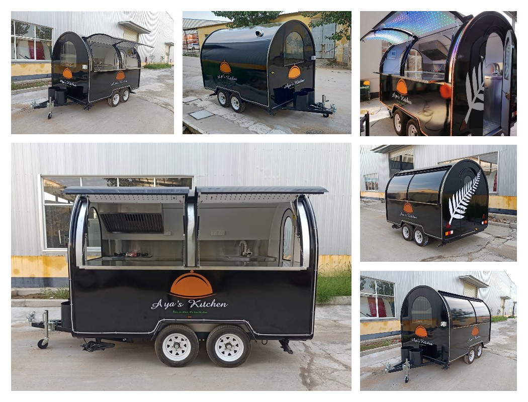 commercial kitchen trailer for mobile taco catering